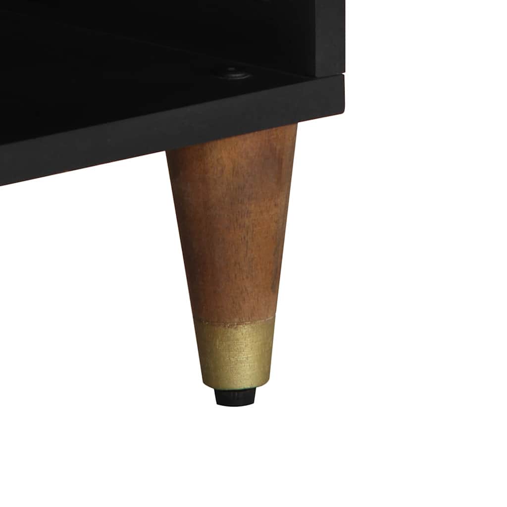 Mobile TV Marrone 80 x 33.5 x 46 cm Legno massello di mango