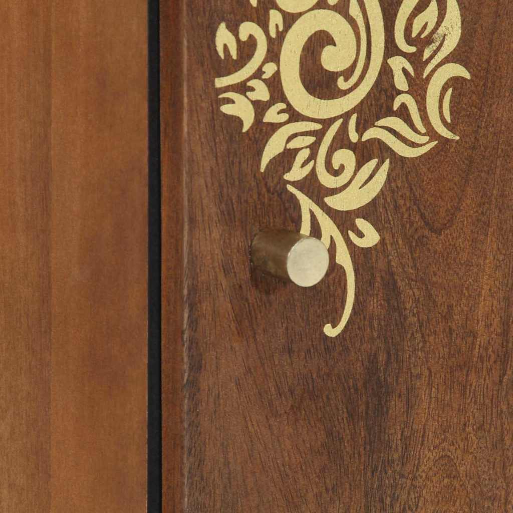 Armadietto a muro con porta Marrone miele 38 x 33 x 48 cm | homemem39