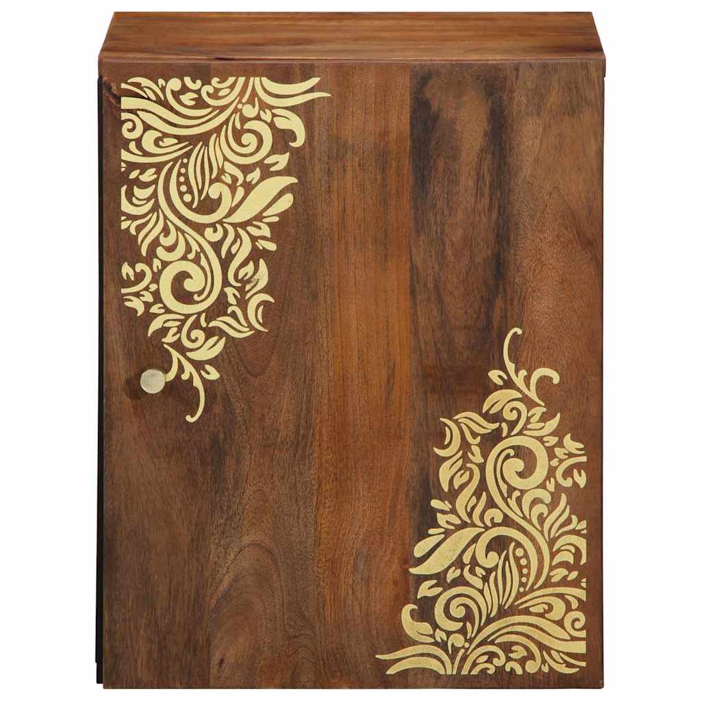 Armadietto a muro con porta Marrone miele 38 x 33 x 48 cm | homemem39