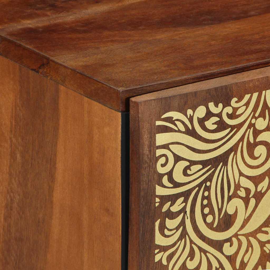 Mobile da Bagno con porta marrone ambrato 38 x 33 x 58 cm