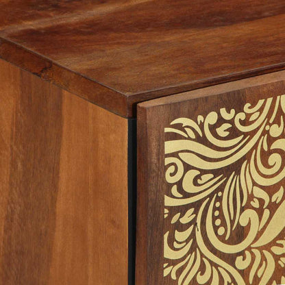 Mobile da Bagno con porta marrone ambrato 38 x 33 x 58 cm