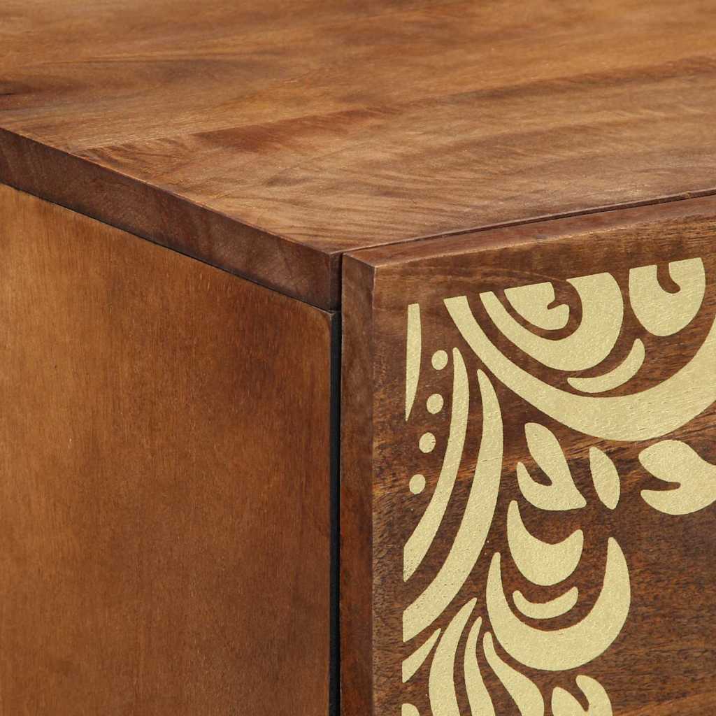 Credenza Marrone 40 x 33.5 x 75 cm Legno massello di mango