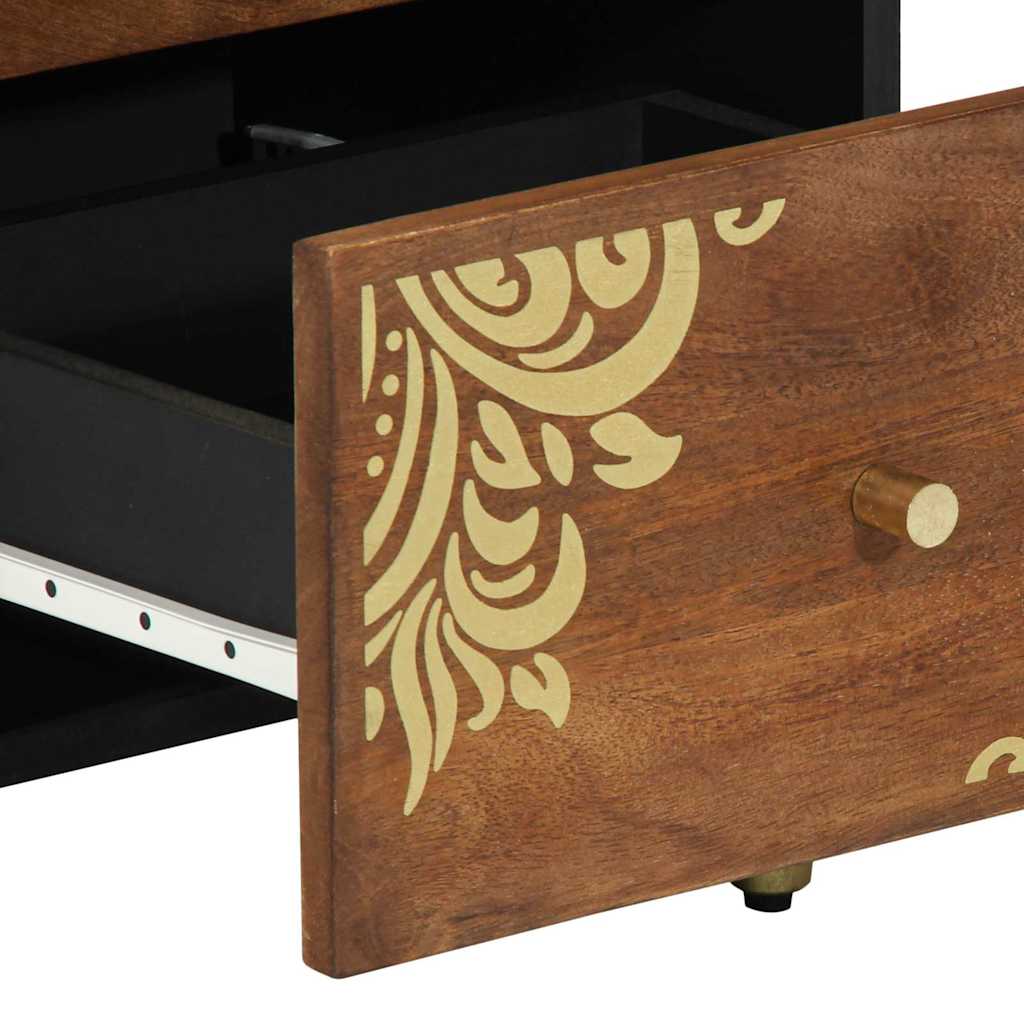 Credenza Marrone 40 x 33.5 x 75 cm Legno massello di mango