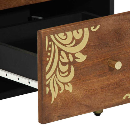 Credenza Marrone 40 x 33.5 x 75 cm Legno massello di mango