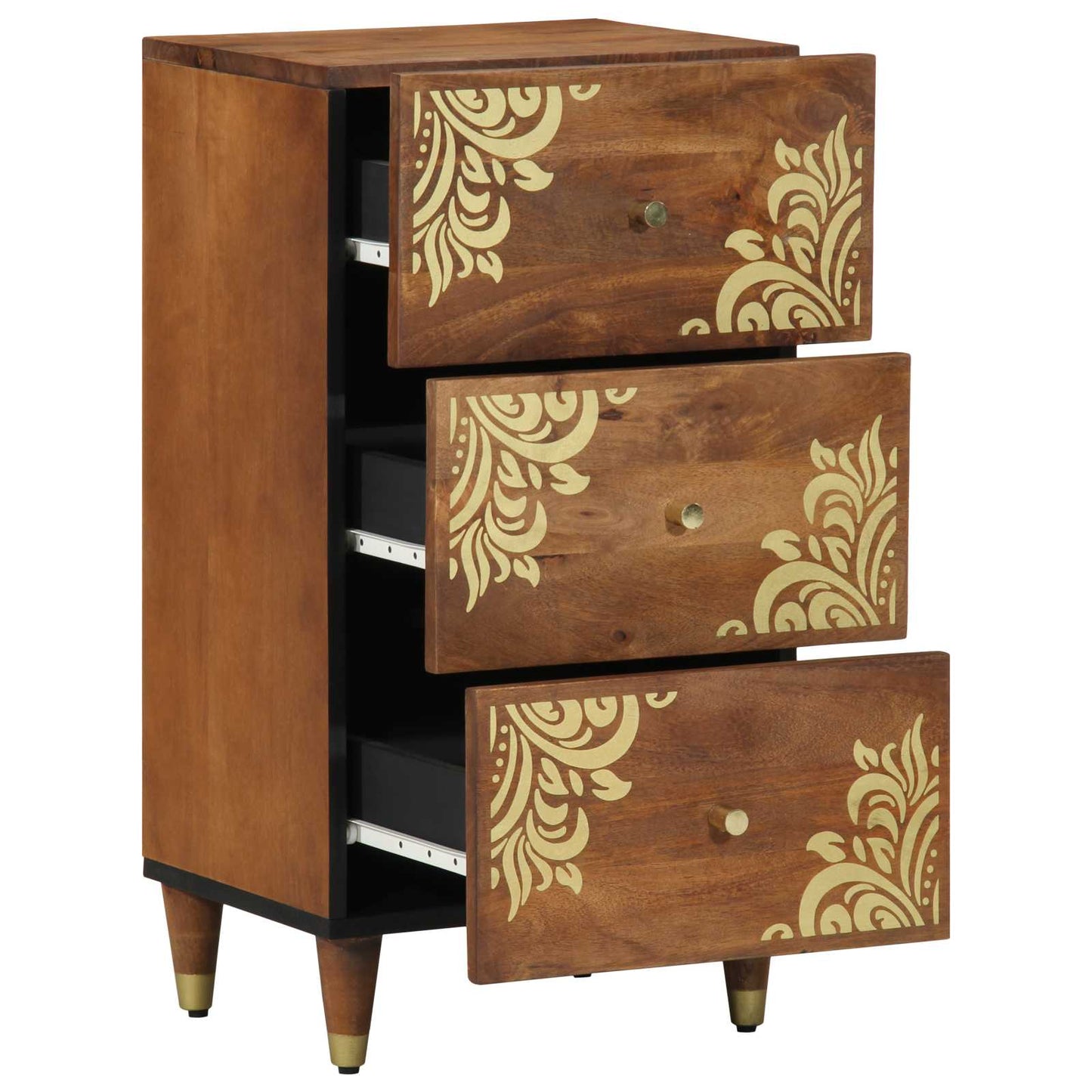 Credenza Marrone 40 x 33 x 75 cm Legno di mango massello