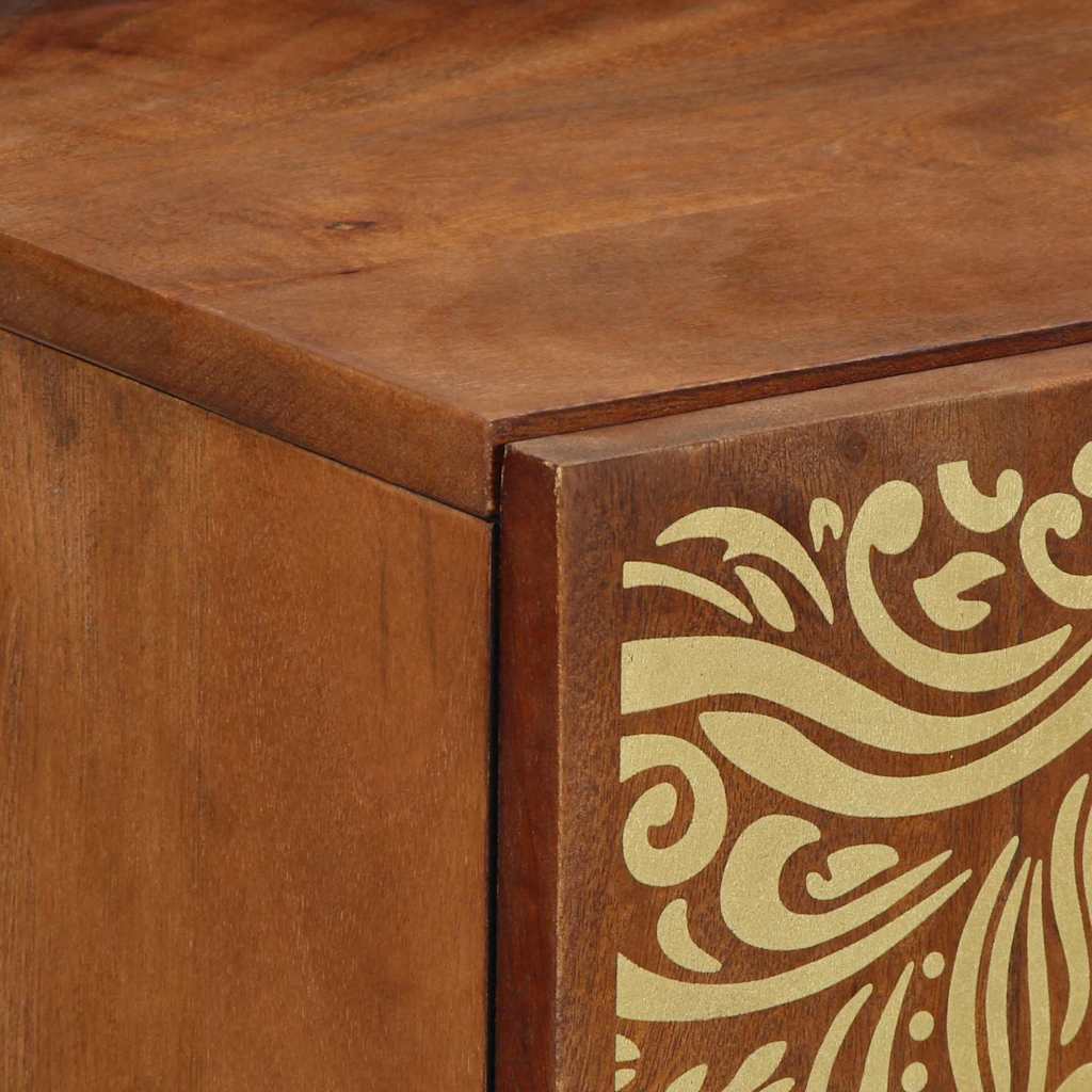 Credenza Marrone 40 x 33.5 x 75 cm Legno massello di mango