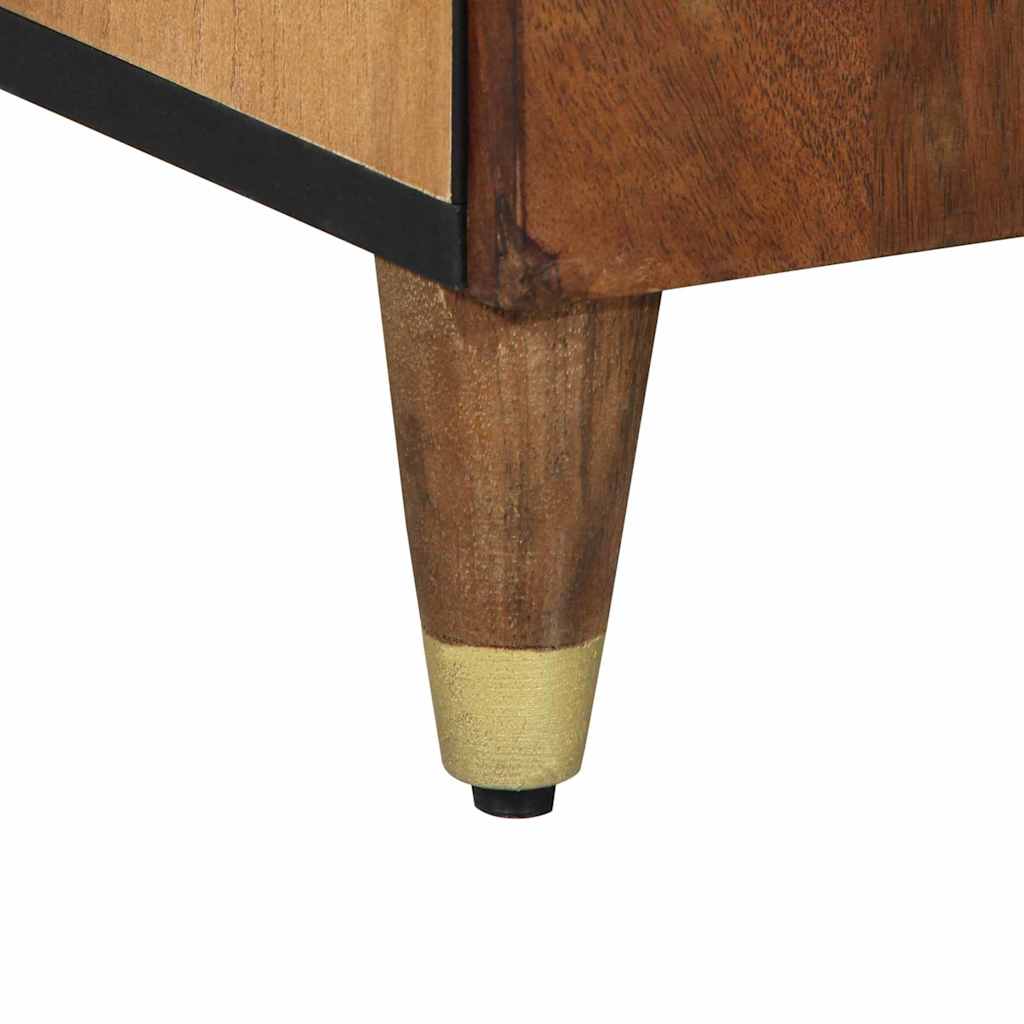 Credenza Marrone 60 x 33.5 x 75 cm Legno massello di mango
