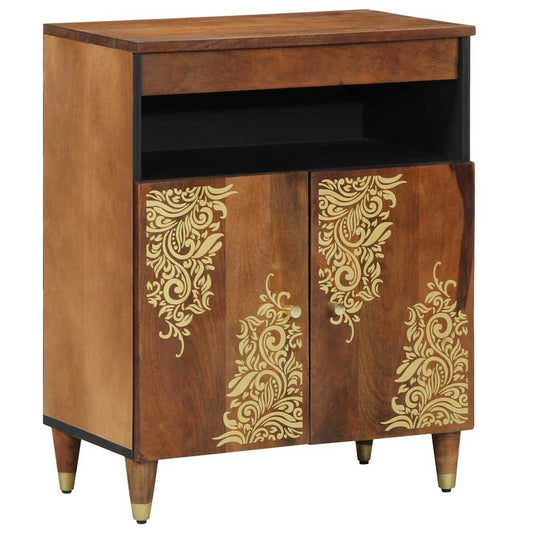 Credenza Marrone 60 x 33.5 x 75 cm Legno massello di mango