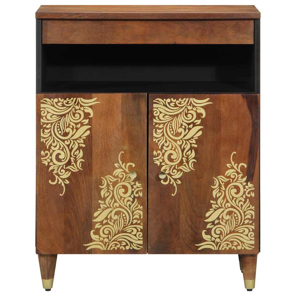 Credenza Marrone 60 x 33.5 x 75 cm Legno massello di mango
