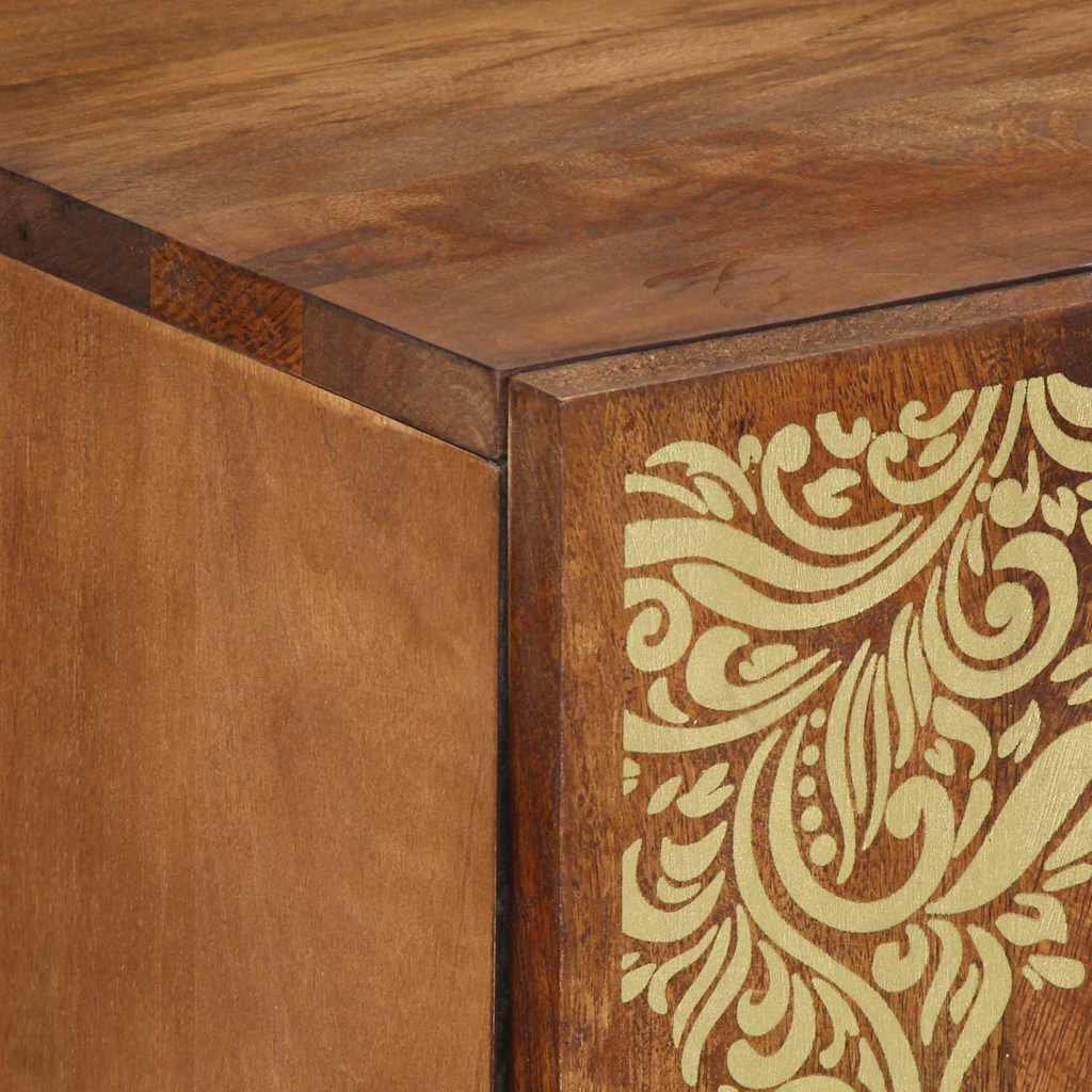 Credenza Marrone 60 x 33 x 75 cm Legno massello di mango