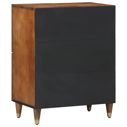 Credenza Marrone 60 x 33 x 75 cm Legno di mango massello