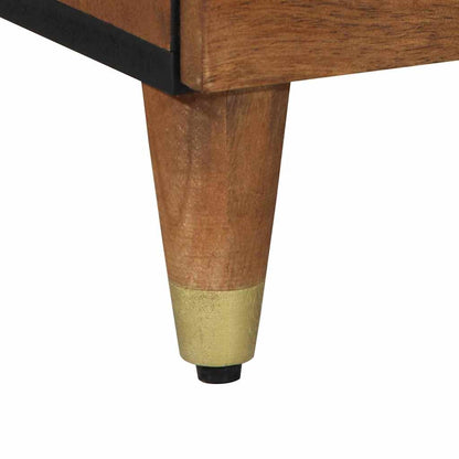 Credenza Marrone 80 x 33.5 x 75 cm Legno massello di mango