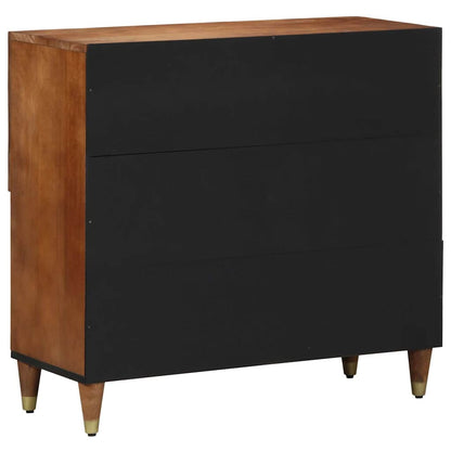 Credenza Marrone 80 x 33.5 x 75 cm Legno massello di mango