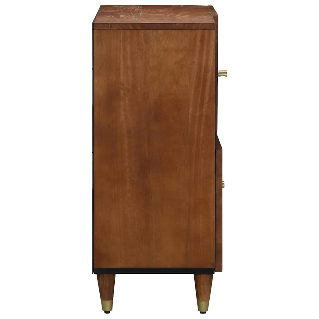 Credenza Marrone 80 x 33.5 x 75 cm Legno massello di mango