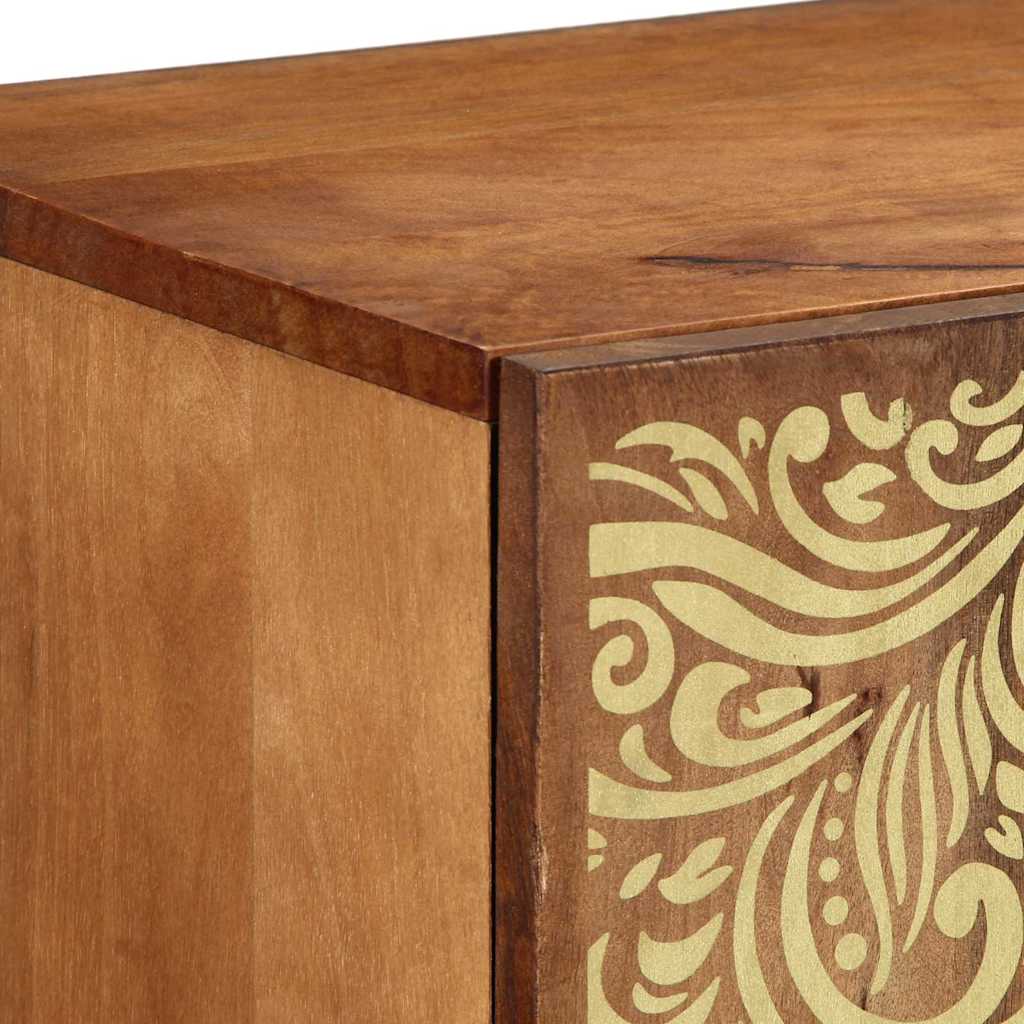 Credenza Marrone 90 x 33.5 x 75 cm Legno massello di mango