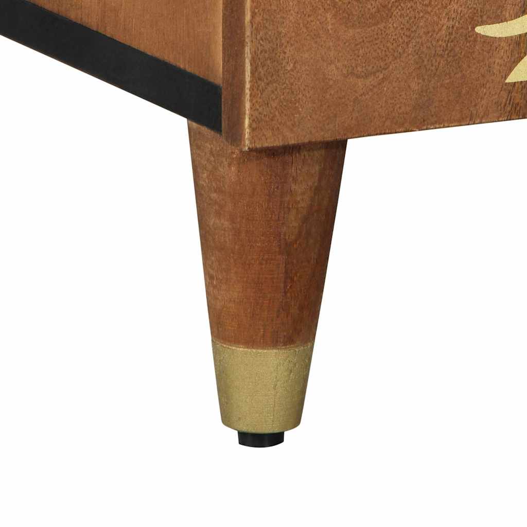 Credenza Marrone 90 x 33.5 x 75 cm Legno massello di mango