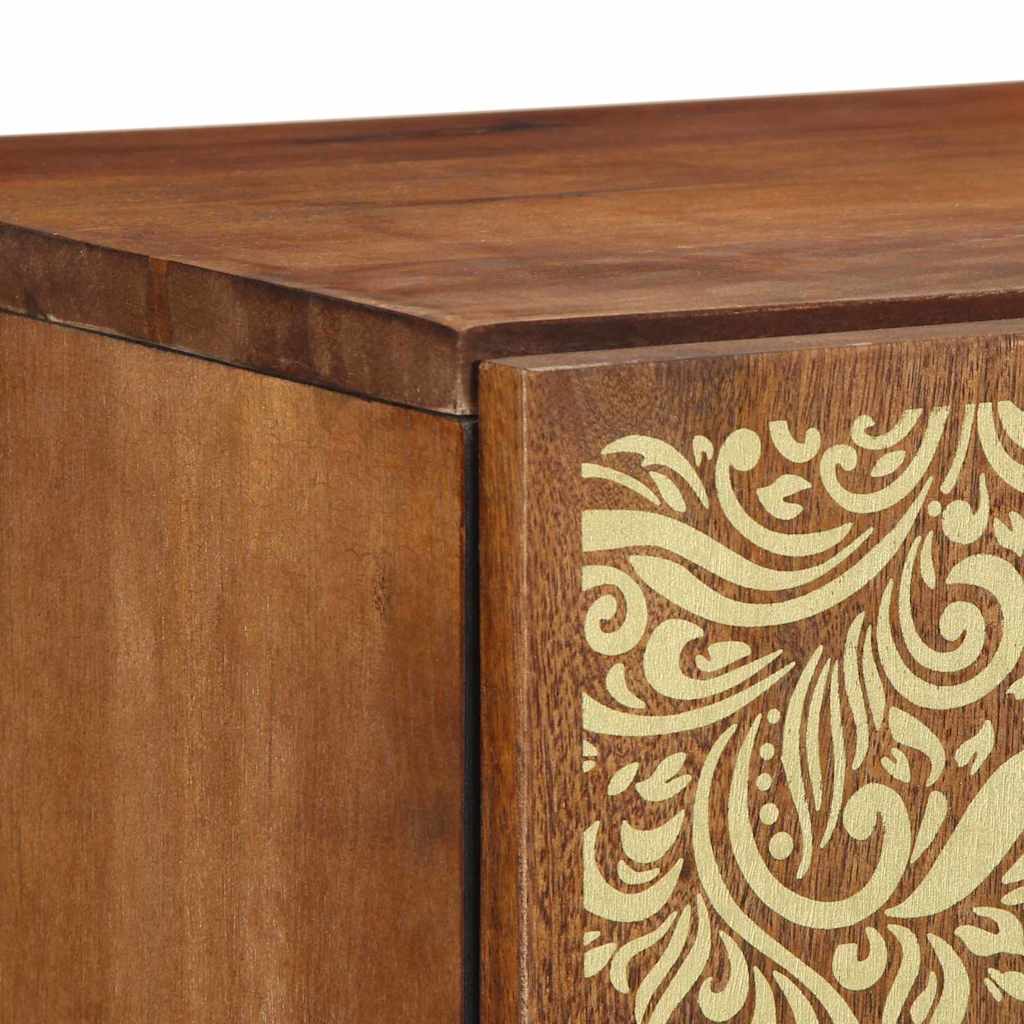 Credenza Marrone 40 x 33.5 x 110 cm Legno massello di mango