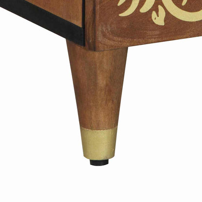 Credenza Marrone 60 x 33.5 x 100 cm Legno massello di mango