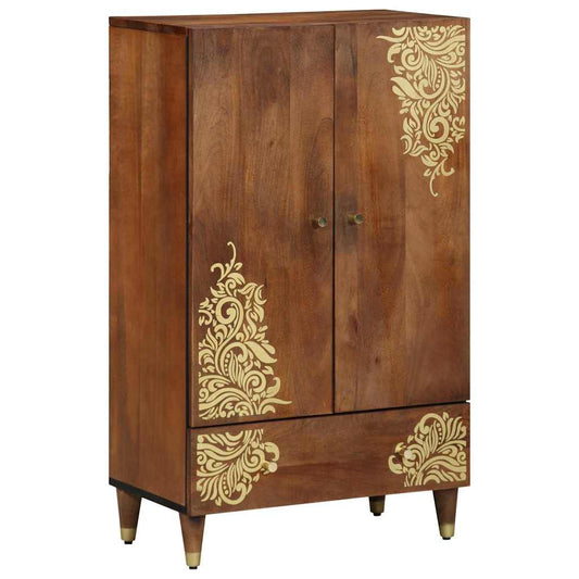 Credenza Marrone 60 x 33.5 x 100 cm Legno massello di mango