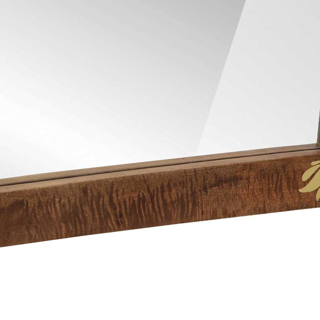 Specchio da bagno con specchio Marrone miele 70 x 50 x 2,5 cm | homemem39