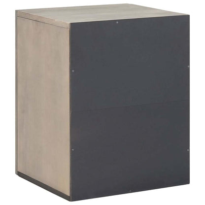 Armadietto a muro Montaggio a parete Grigio 38 x 33 x 48 cm | homemem39