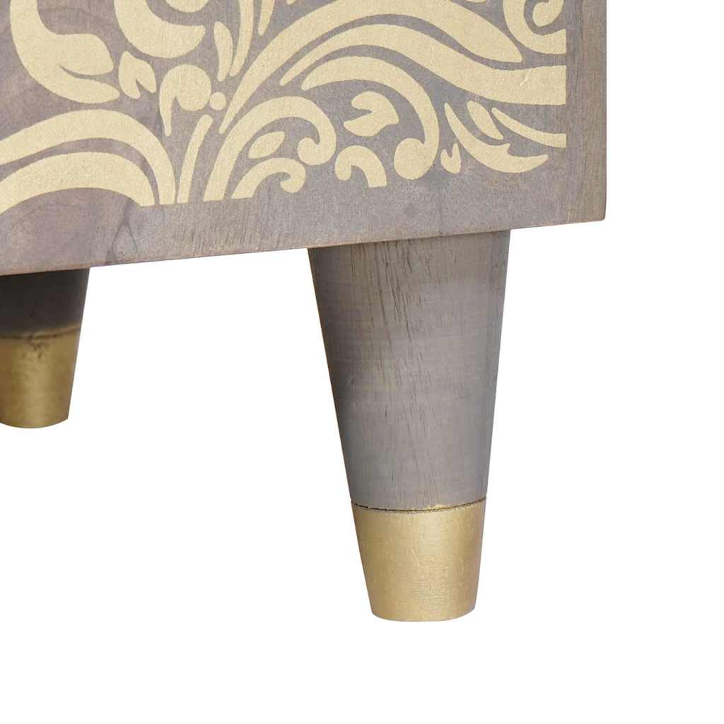 Mobile da Bagno Grigio 38 x 33 x 58 cm Legno di mango massello | homemem39