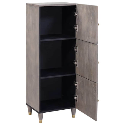 Credenza con cassetto Grigio e Oro 40 x 33.5 x 110 cm
