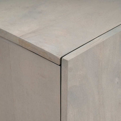 Credenza con lo scaffale Grigio e Oro 60 x 33,5 x 100 cm