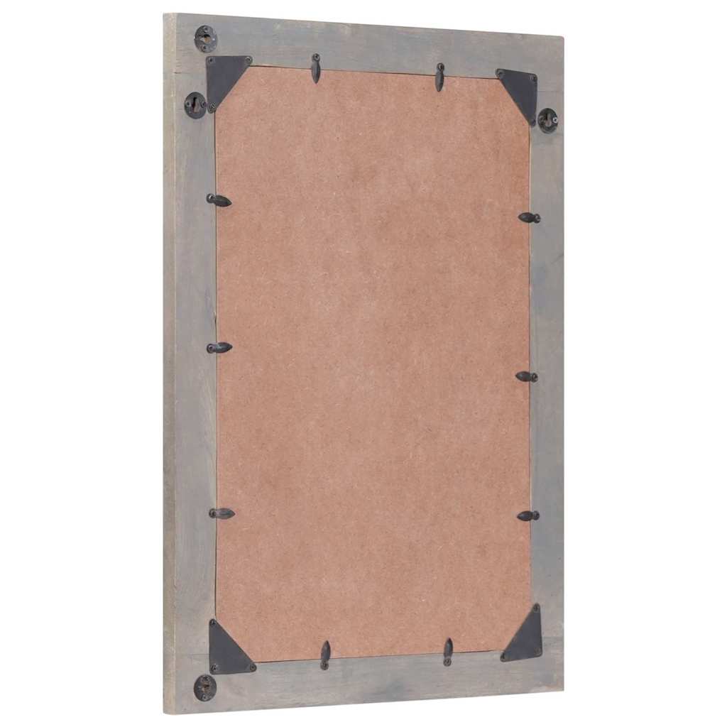 Specchio da bagno con specchio Grigio 70 x 50 x 2,5 cm | homemem39