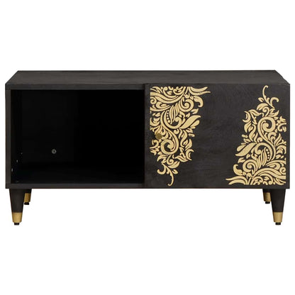 Tavolino da salotto Nero 80 x 50 x 40 cm