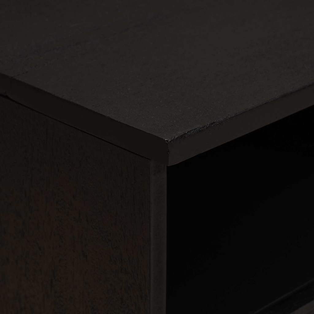 Armadio da Notte con cassetto 2 pcs Nero 40 x 33 x 46 cm | homemem39