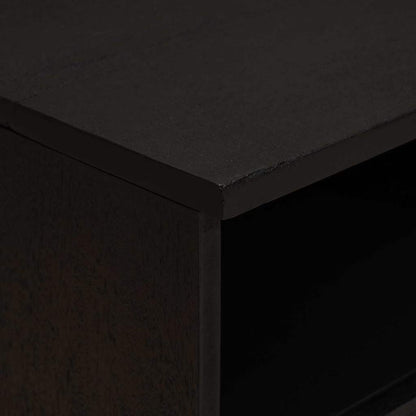 Armadio da Notte con cassetto 2 pcs Nero 40 x 33 x 46 cm | homemem39