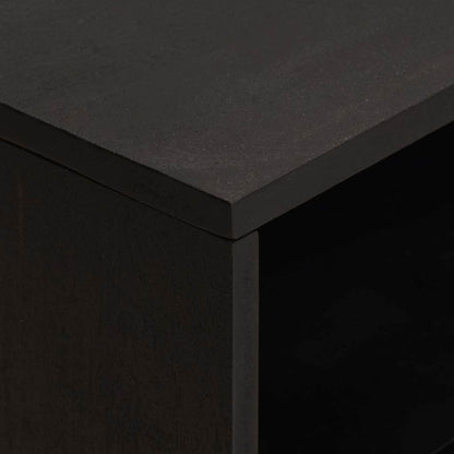 Armadio da Notte Nero 50 x 33 x 62 cm Legno di mango massello | homemem39