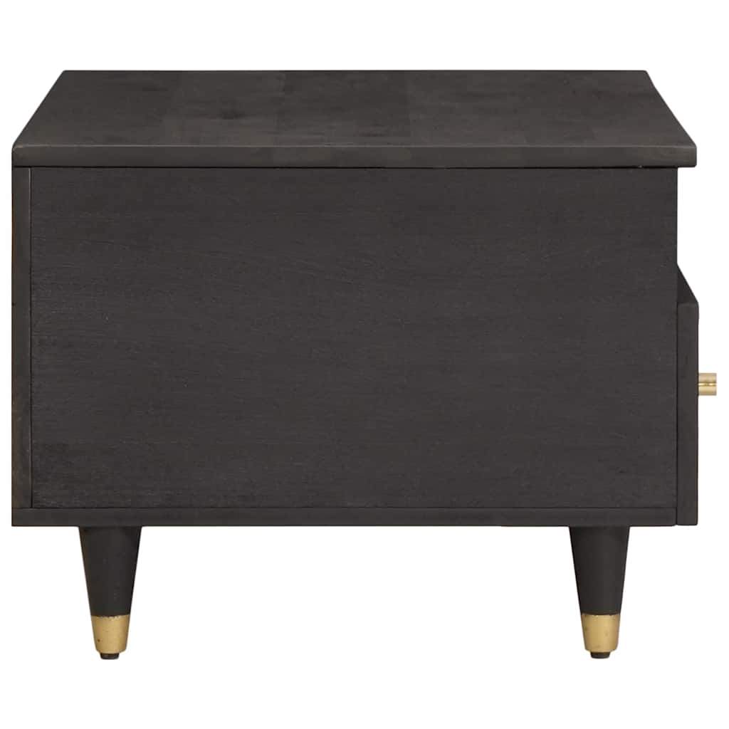 Tavolino da salotto con cassetto Nero 80 x 54 x 40 cm | homemem39