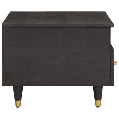 Tavolino da salotto con cassetto Nero 80 x 54 x 40 cm | homemem39