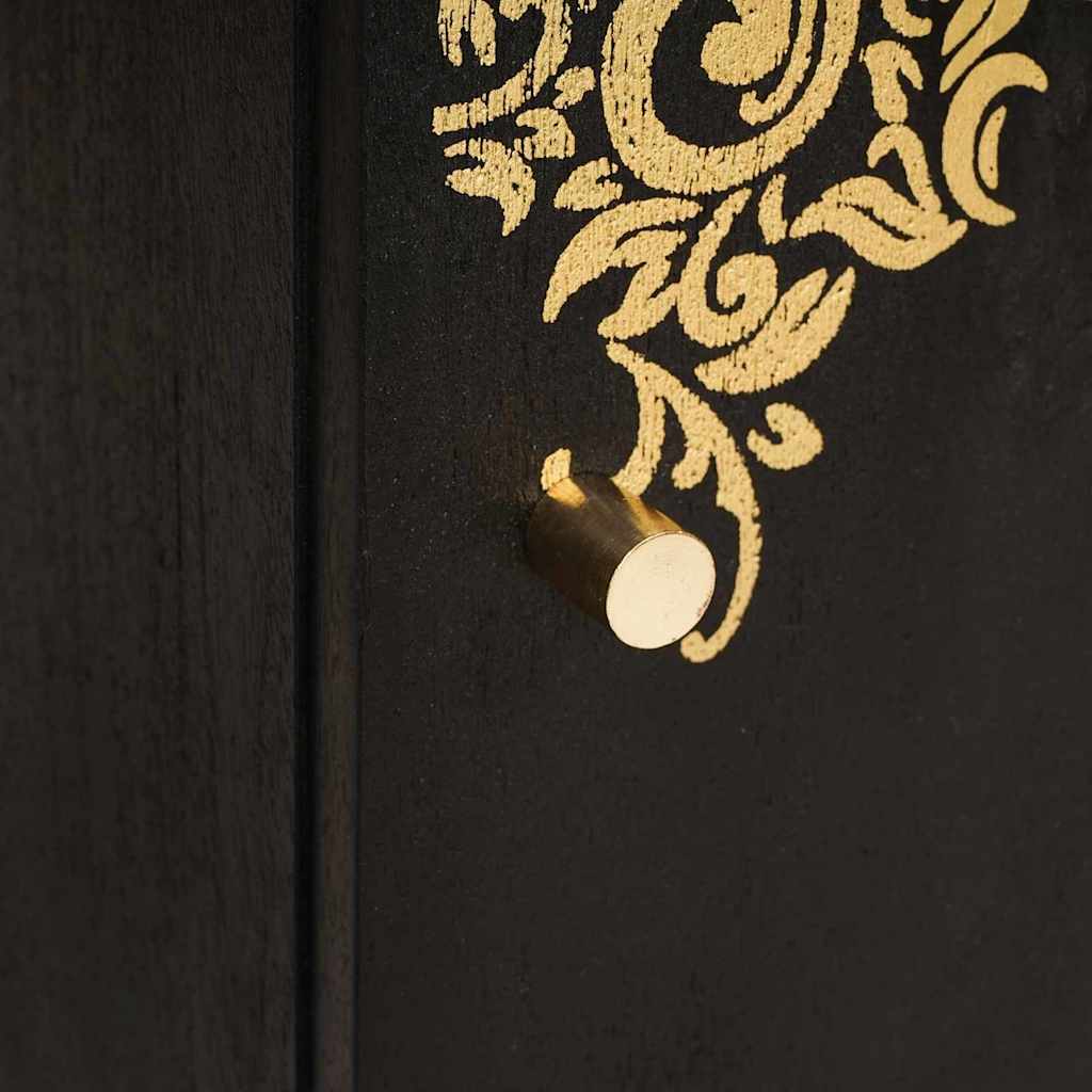 Mobile da Bagno Nero 38 x 33 x 58 cm Legno di mango massello | homemem39