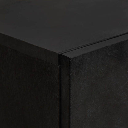 Credenza Nero 60 x 33 x 100 cm Legno di mango massello | homemem39