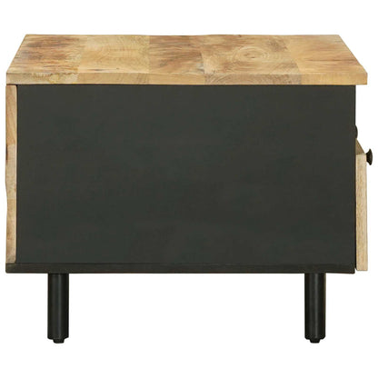 Tavolino da salotto Marrone e Nero 80 x 54 x 40 cm | homemem39