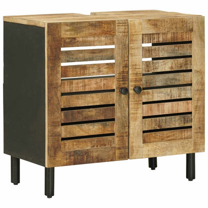 Armadio sottolavello con porta Marrone e Nero 62 x 33 x 58 cm | homemem39