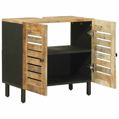 Armadio sottolavello con porta Marrone e Nero 62 x 33 x 58 cm | homemem39