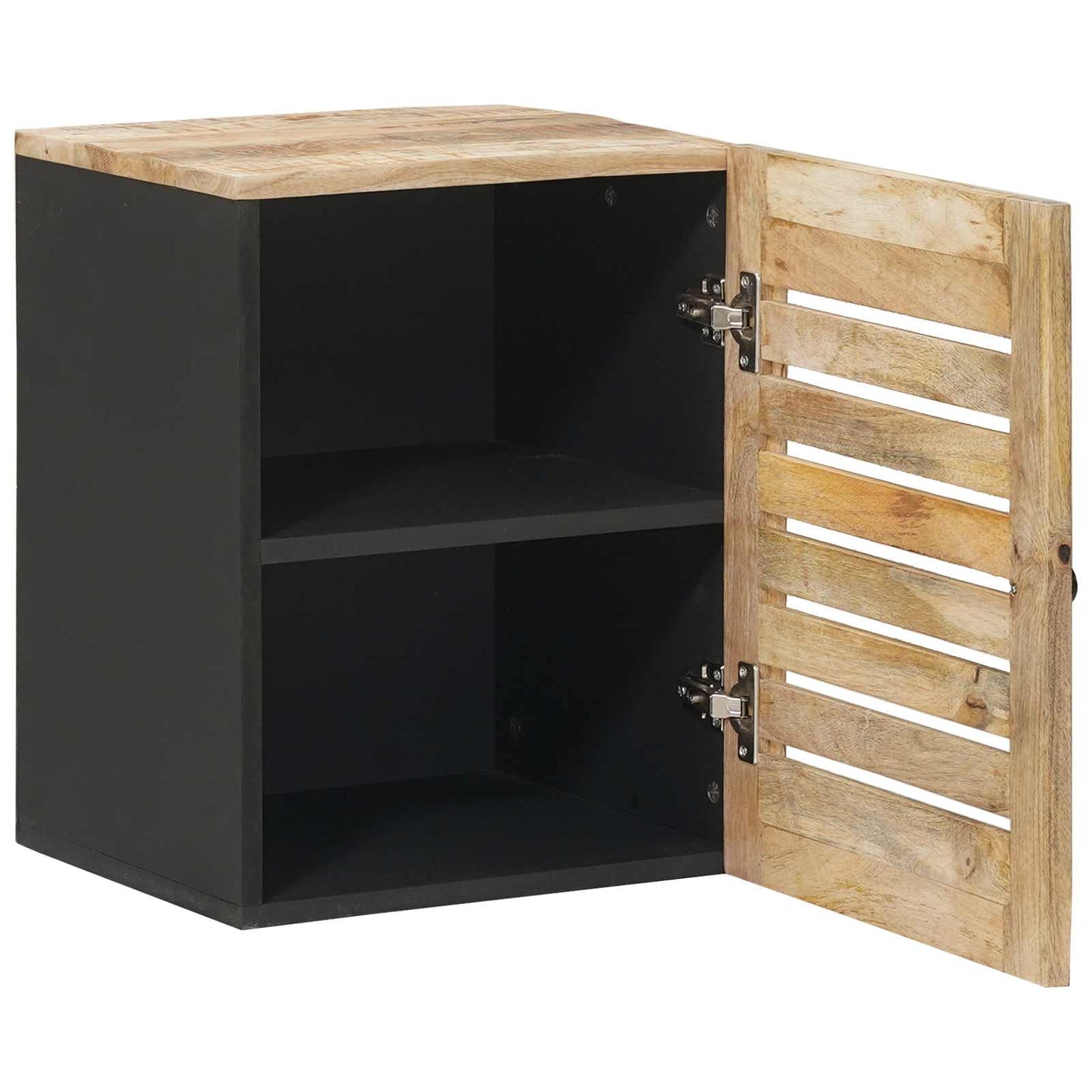 Armadio pensile con porta Marrone e Nero 38 x 33,5 x 48 cm | homemem39