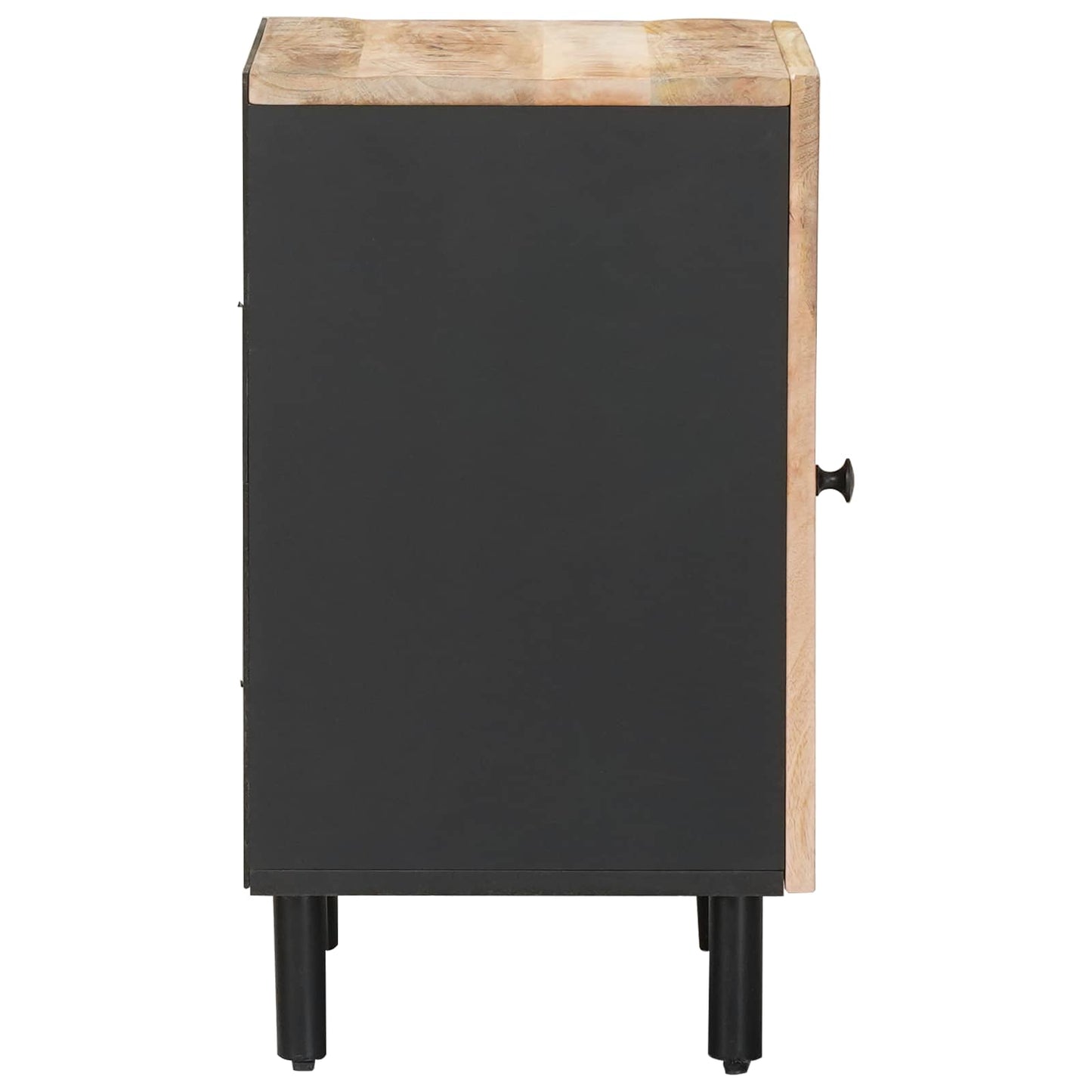 Mobile da Bagno con porta Marrone e Nero 38 x 33,5 x 58 cm | homemem39