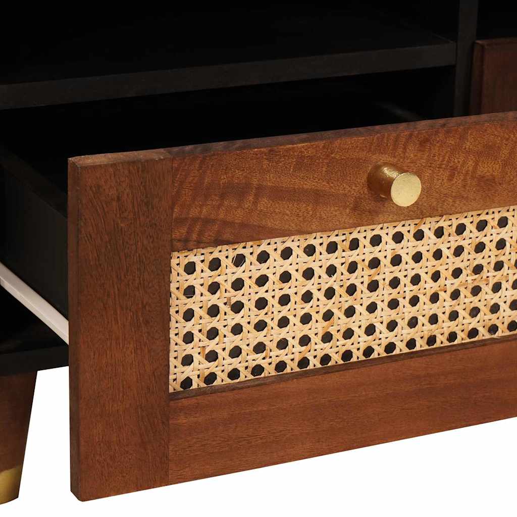 Mobile TV Marrone 70 x 33,5 x 46 cm Legno di mango massello | homemem39
