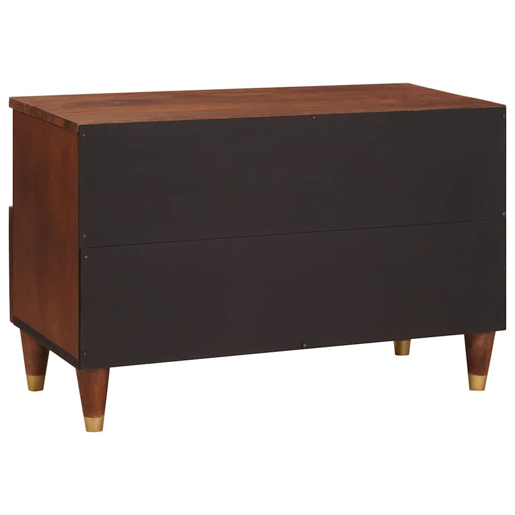 Mobile TV Marrone 70 x 33,5 x 46 cm Legno di mango massello | homemem39