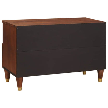 Mobile TV Marrone 70 x 33,5 x 46 cm Legno di mango massello | homemem39