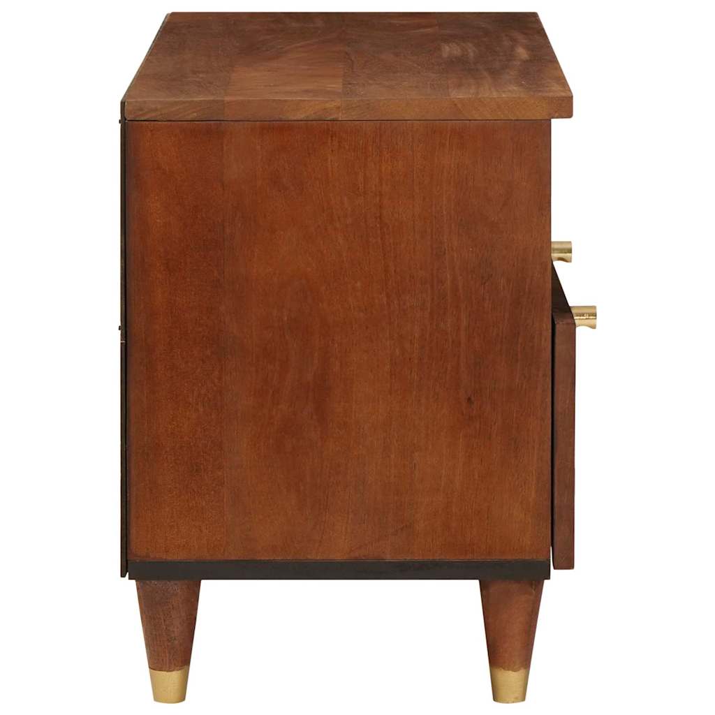 Mobile TV Marrone 70 x 33,5 x 46 cm Legno di mango massello | homemem39