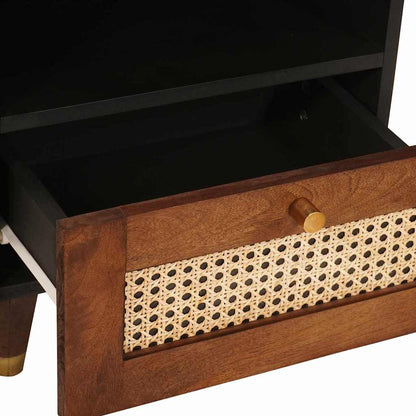 Armadio da Notte con cassetto Marrone 40 x 33 x 46 cm | homemem39