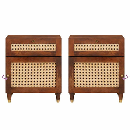 Comodini Marrone 50 x 33 x 60 cm