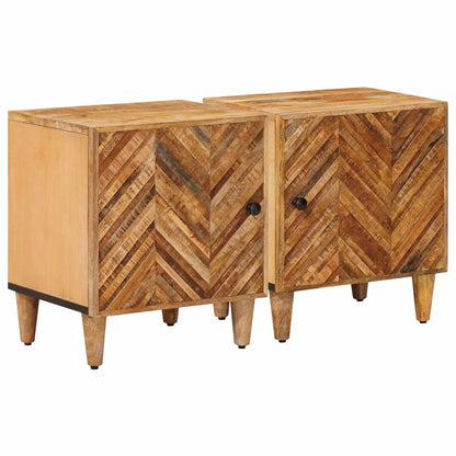 Comodino 2 pcs Marrone 40 x 33,5 x 46 cm | homemem39