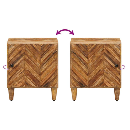 Comodino 2 pcs Marrone 40 x 33,5 x 46 cm | homemem39